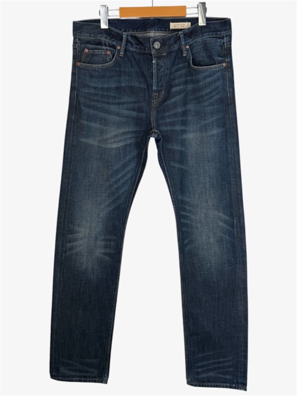 ALLSAINTS Amori Iggy Slim Fit Denim Jeans - Blue - Size 33